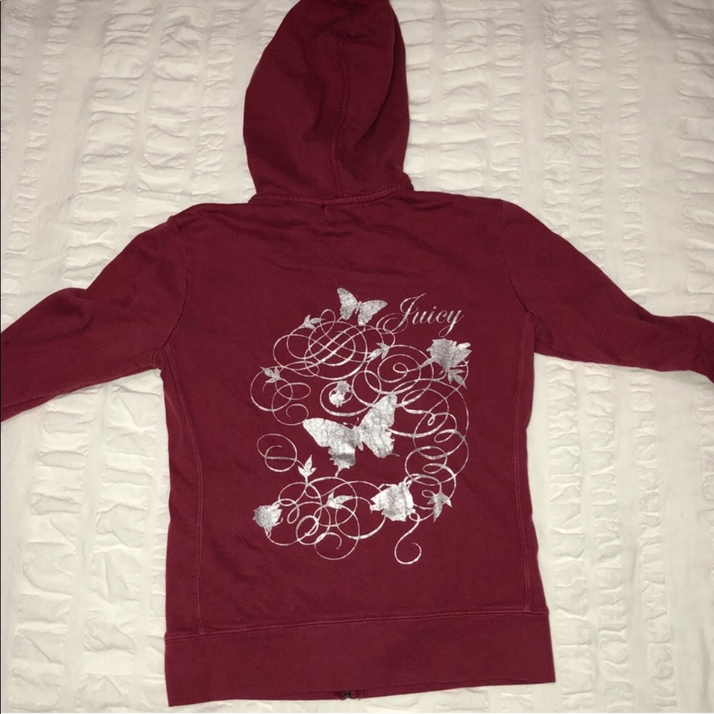 SALE Juicy Couture Hoodie with Butterflies